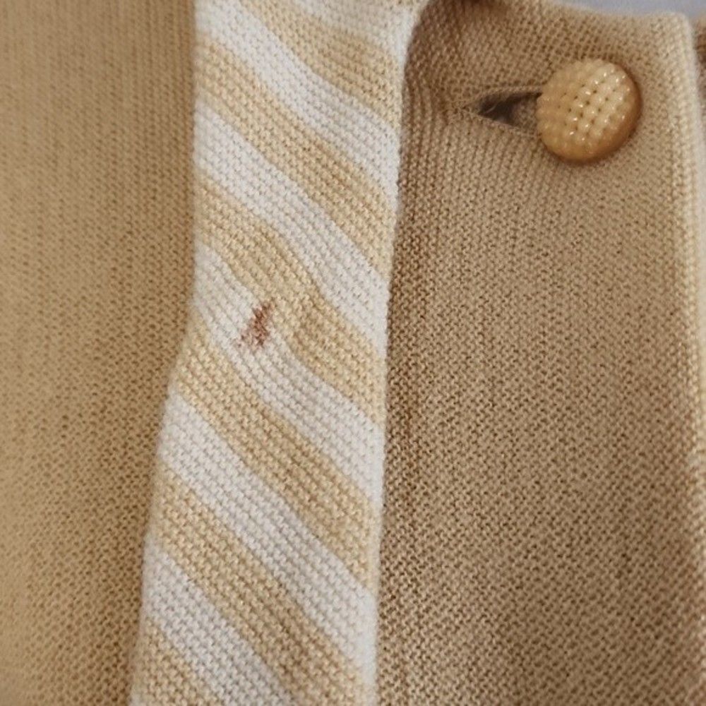 Knitwear by Glasgo LTD Vintage 1950's retro wool mohair mix mid sleeve cardigan - Picture 9 of 12